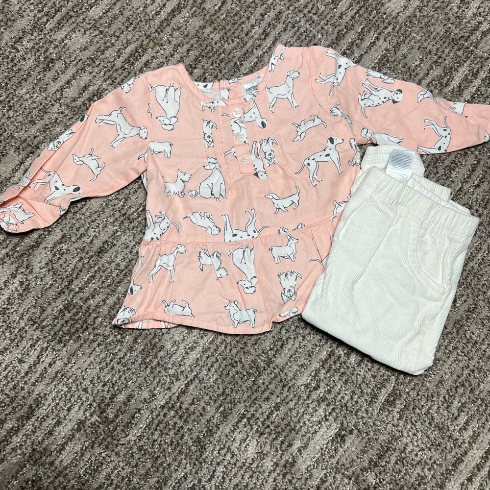 9month girl Carters dog outfit